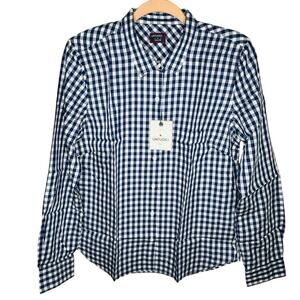 NWT UNTUCKit Belleza Regular Fit Long Sleeve Button Shirt Blouse Size 12